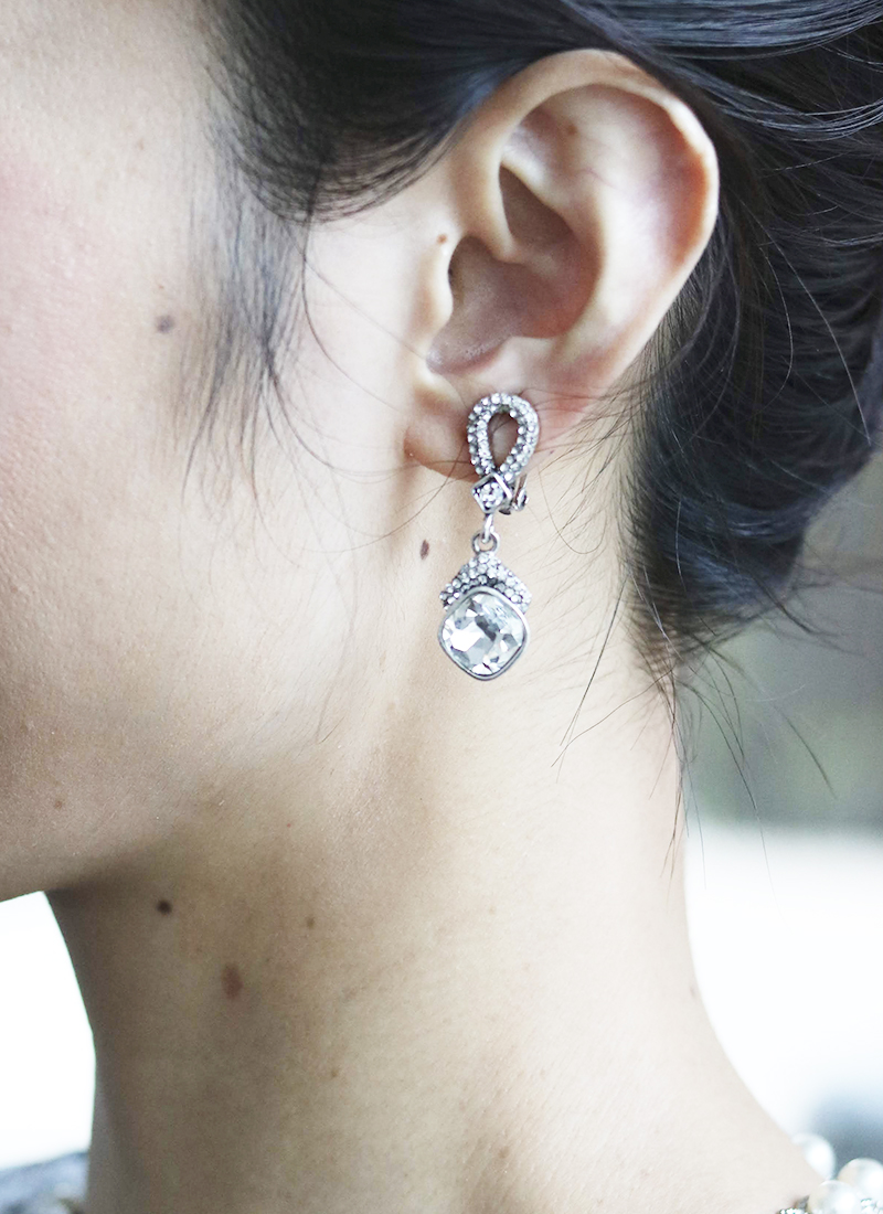 マザードレスレンタル｜RMD-033：Faye Won（フェイ・ウォン）【インポート】ブラック×ホワイト刺繍Dress