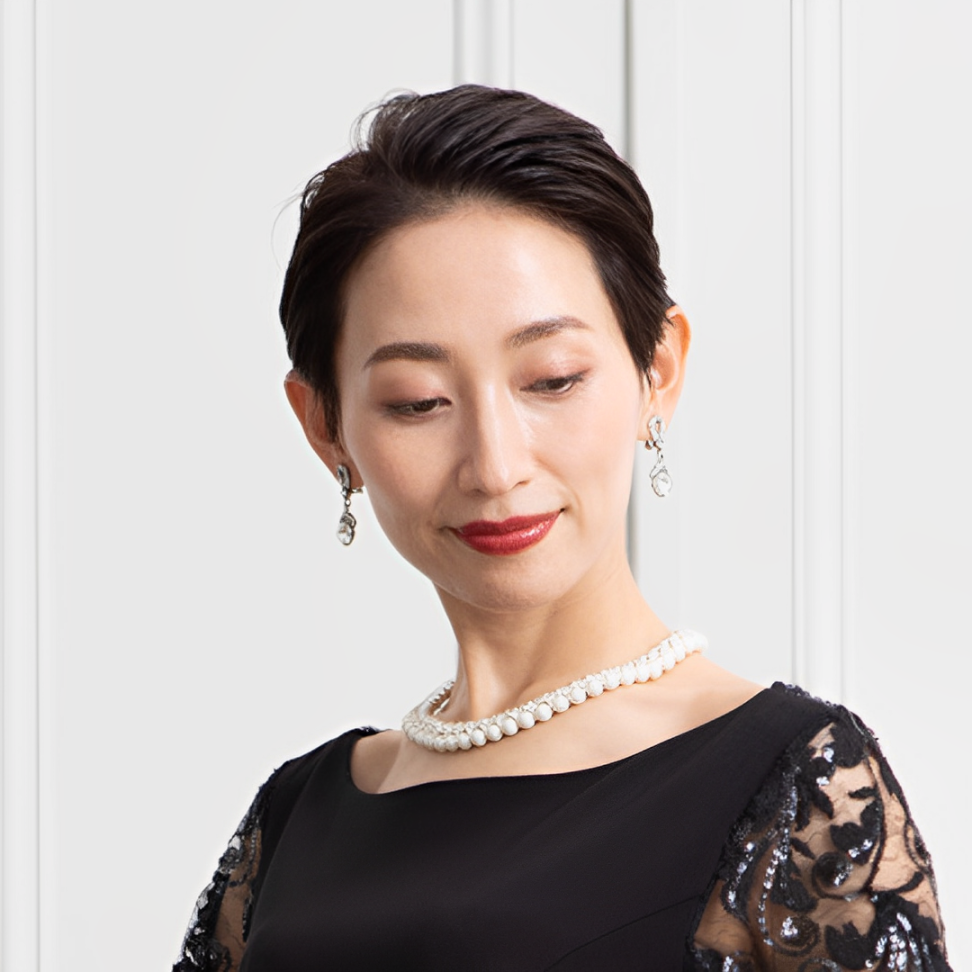 新郎母ドレス　新婦母ドレス　マザードレス　ママドレス マザーズドレス　結婚式母ドレス　母親ドレス　ヘアスタイル　ヘアアレンジ　ヘアセット