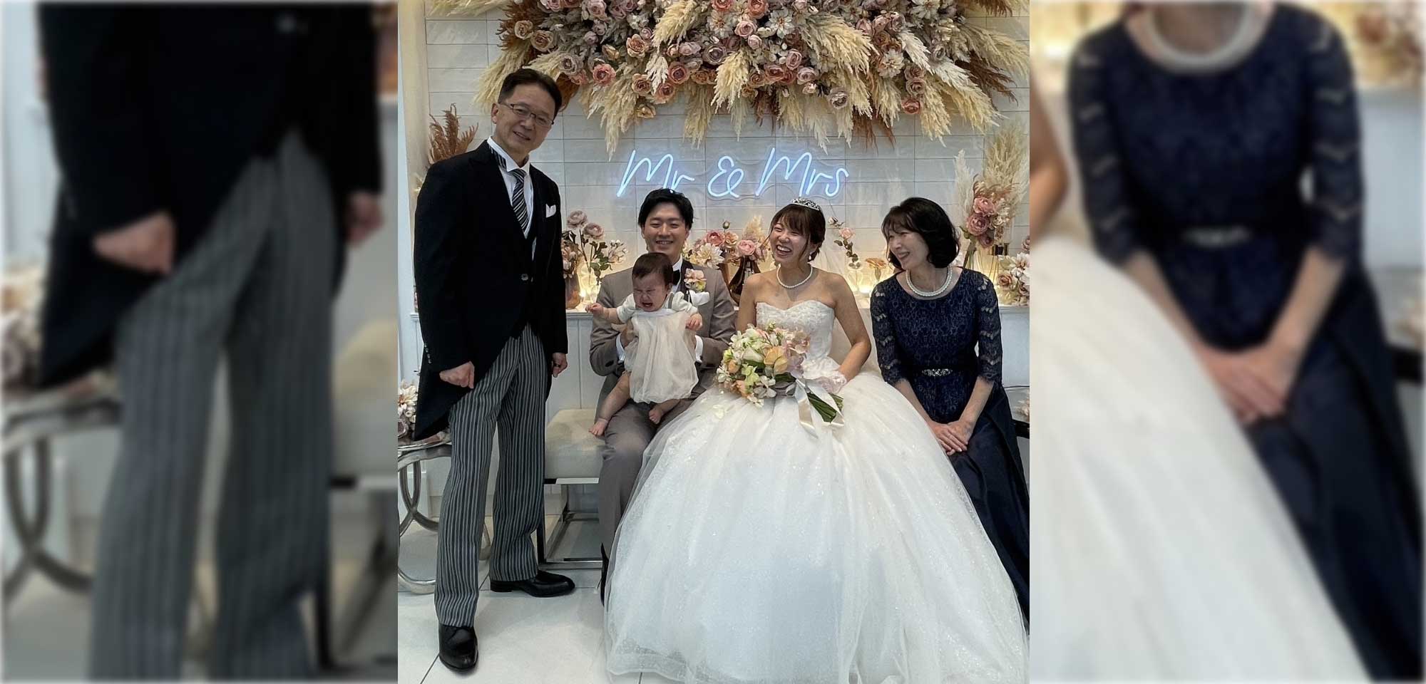 ご長男編｜2回目のマザーDressUpはヘアスタイルもDressもガラリと変えて