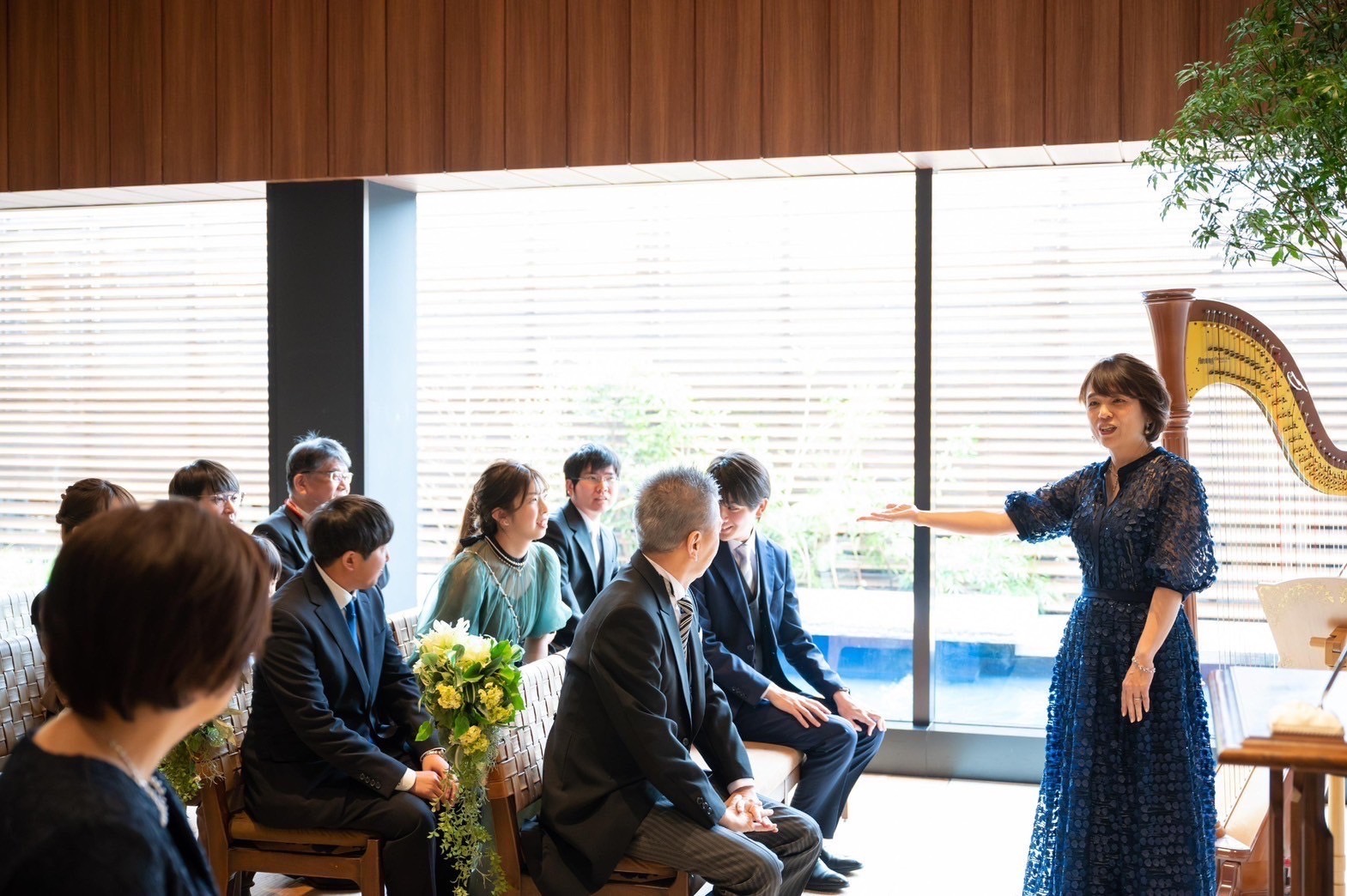 新郎母ドレス　新婦母ドレス　マザードレス　ママドレス マザーズドレス　結婚式母ドレス　母親ドレス　ヘアスタイル　ヘアアレンジ　ヘアセット