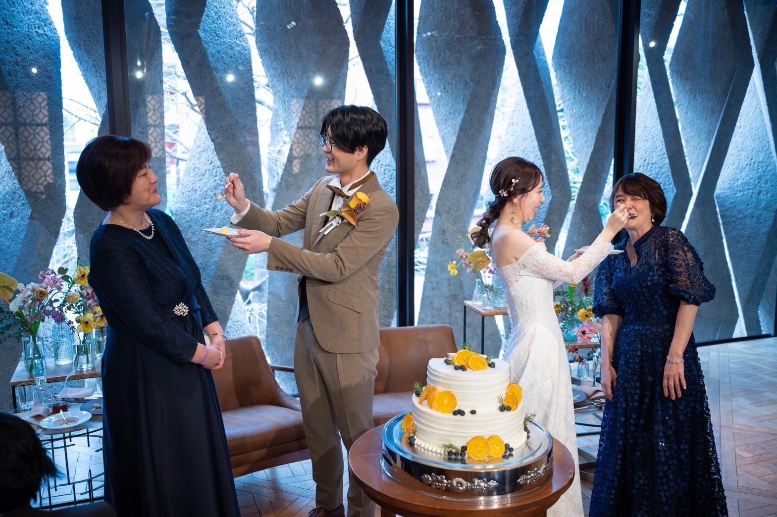 新郎母ドレス　新婦母ドレス　マザードレス　ママドレス マザーズドレス　結婚式母ドレス　母親ドレス　ヘアスタイル　ヘアアレンジ　ヘアセット