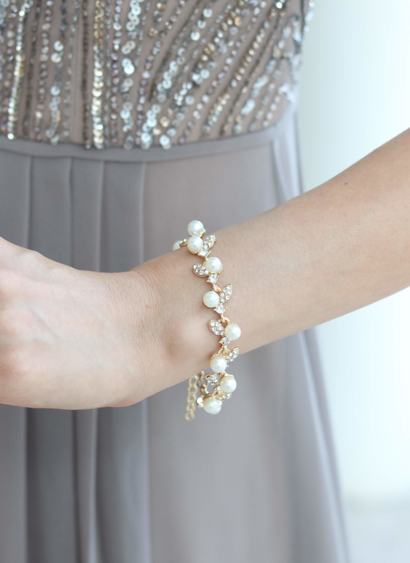 RMD-032 ジュリア・ターナー グレージュビジュー×シフォンフェミニンDress ブレスレット