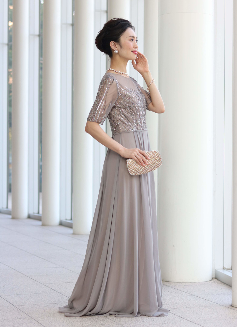 RMD-032 ジュリア・ターナー グレージュビジュー×シフォンフェミニンDress サイド2