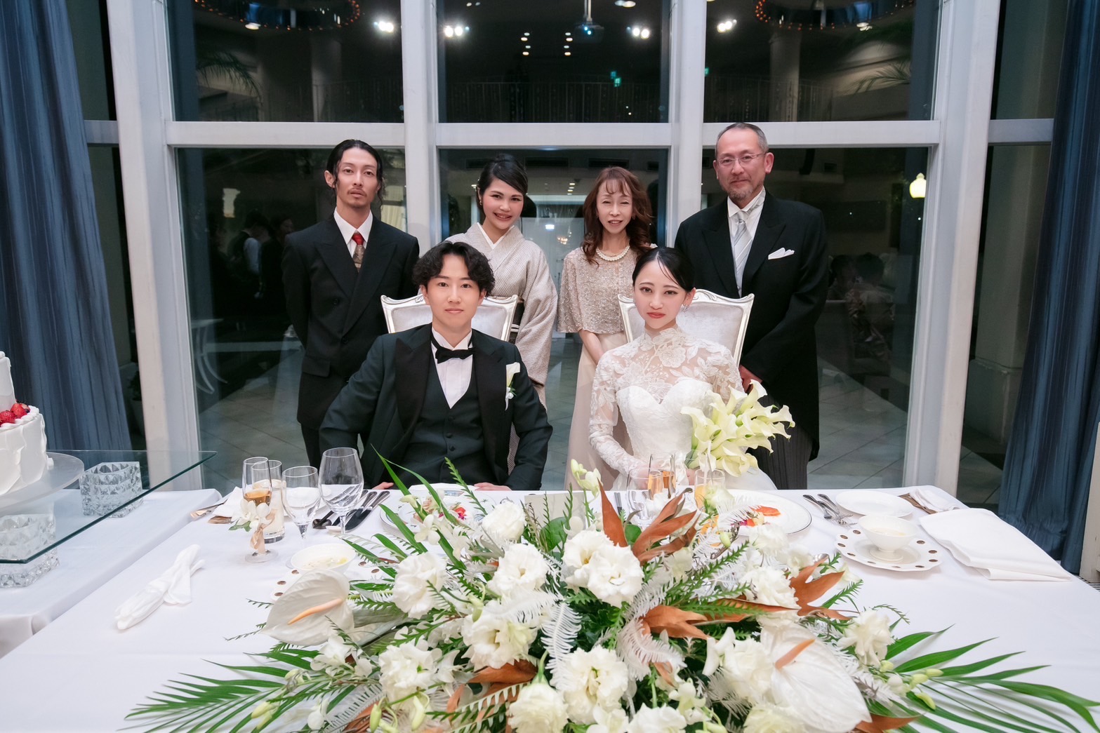 新郎母ドレス　新婦母ドレス　マザードレス　ママドレス マザーズドレス　結婚式母ドレス　母親ドレス　ヘアスタイル　ヘアアレンジ　ヘアセット