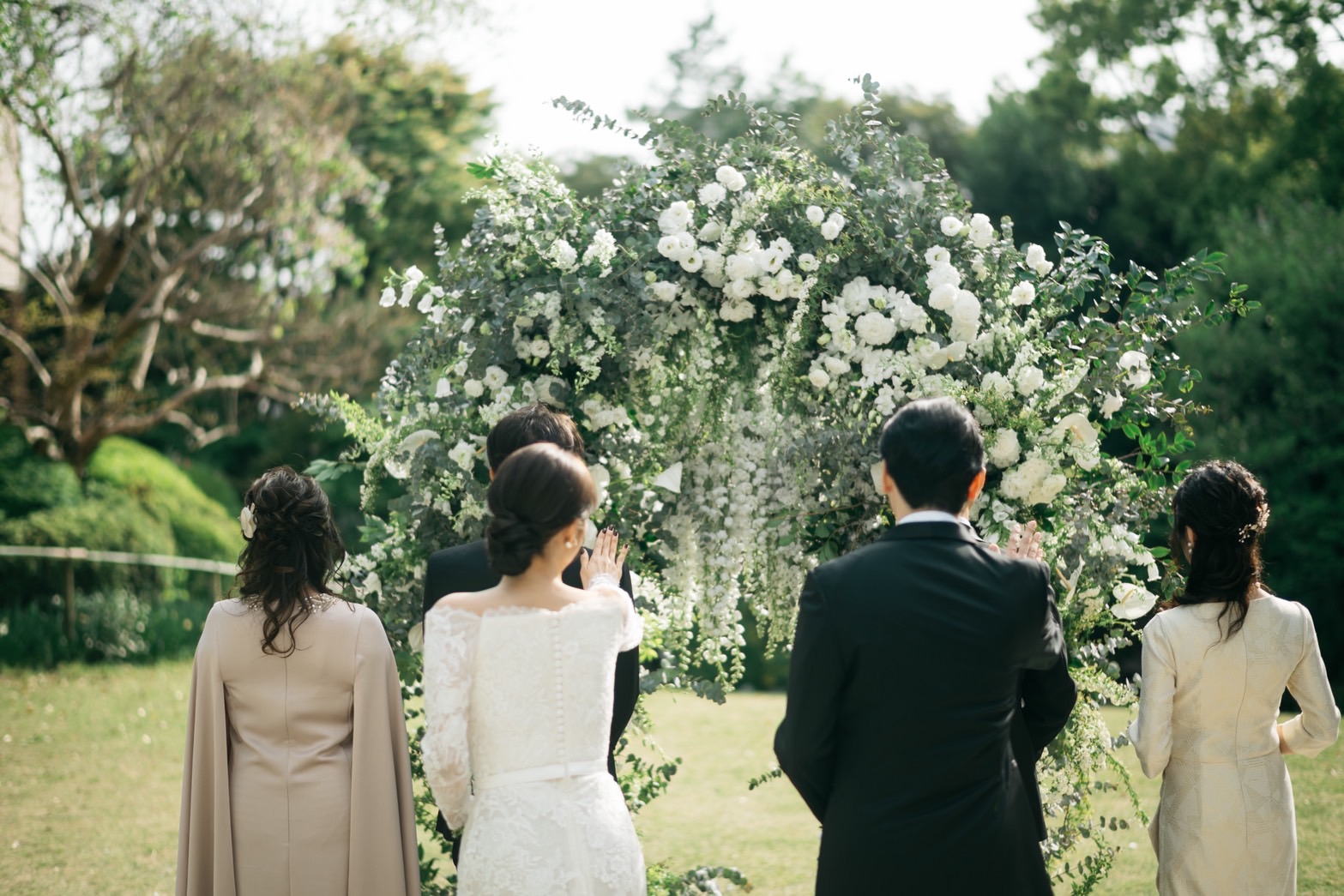 新郎母ドレス　新婦母ドレス　マザードレス　ママドレス マザーズドレス　結婚式母ドレス　母親ドレス　ヘアスタイル　ヘアアレンジ　ヘアセット