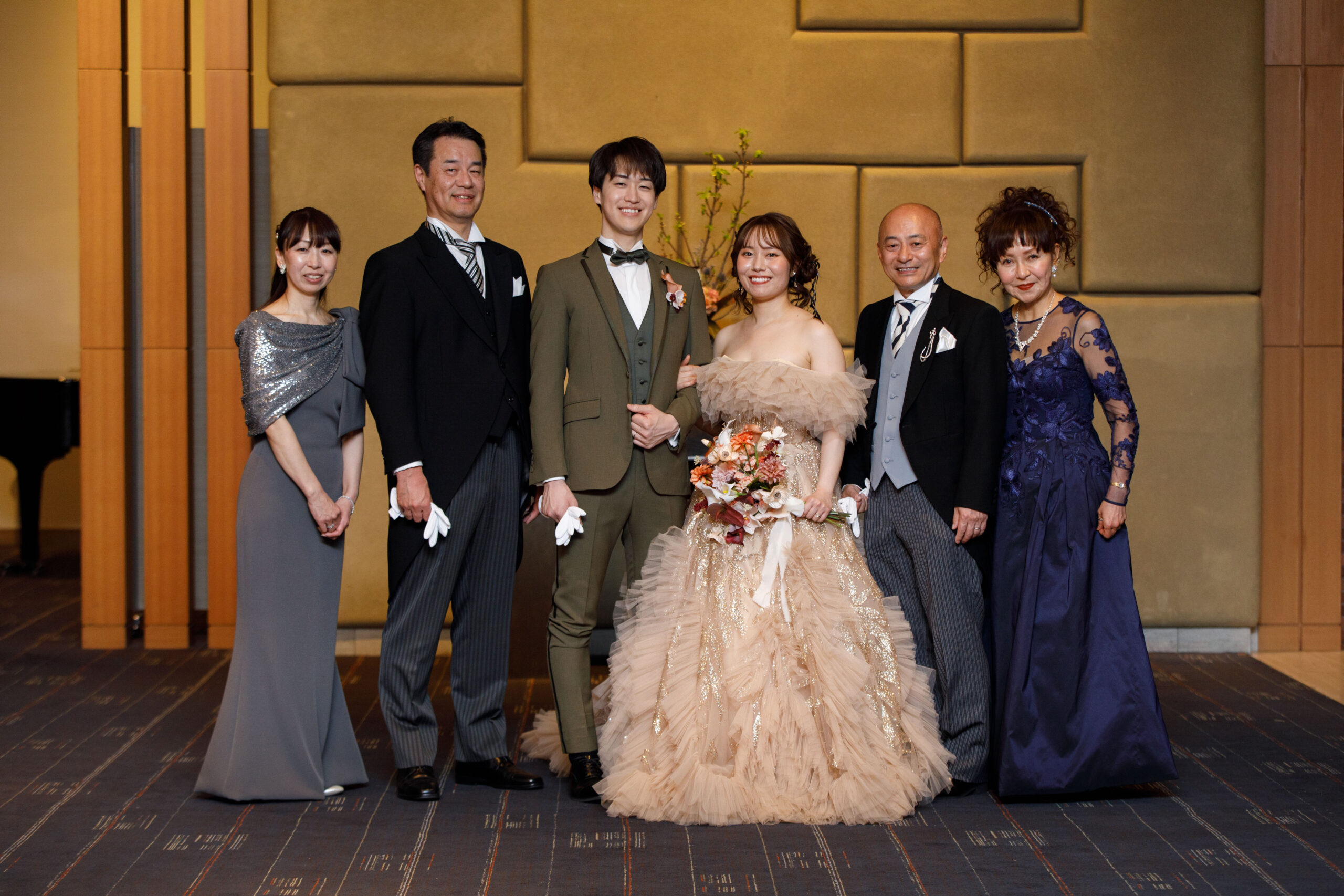 新郎母ドレス　新婦母ドレス　マザードレス　ママドレス マザーズドレス　結婚式母ドレス　母親ドレス　ヘアスタイル　ヘアアレンジ　ヘアセット