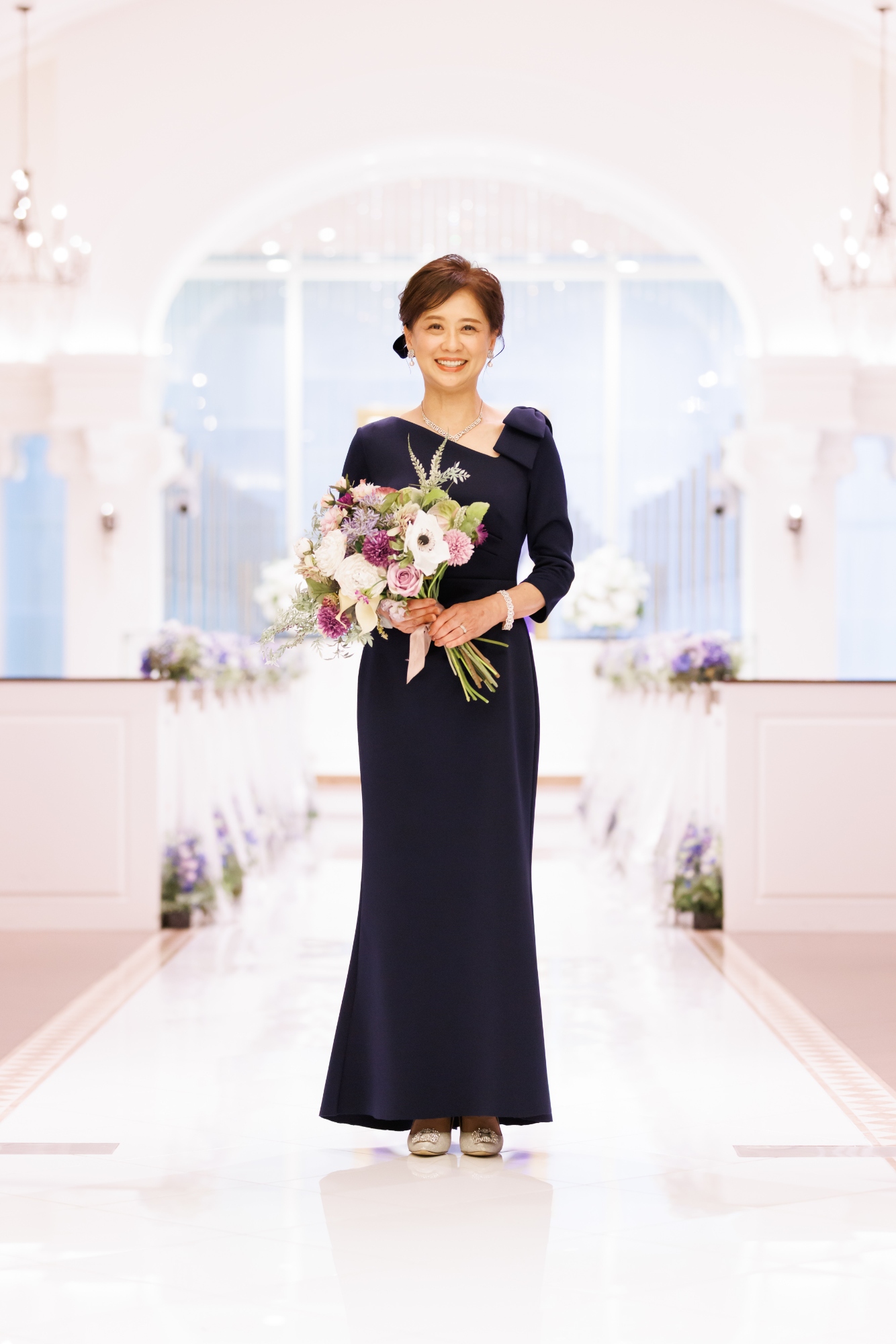 新郎母ドレス　新婦母ドレス　マザードレス　ママドレス マザーズドレス　結婚式母ドレス　母親ドレス　ヘアスタイル　ヘアアレンジ　ヘアセット