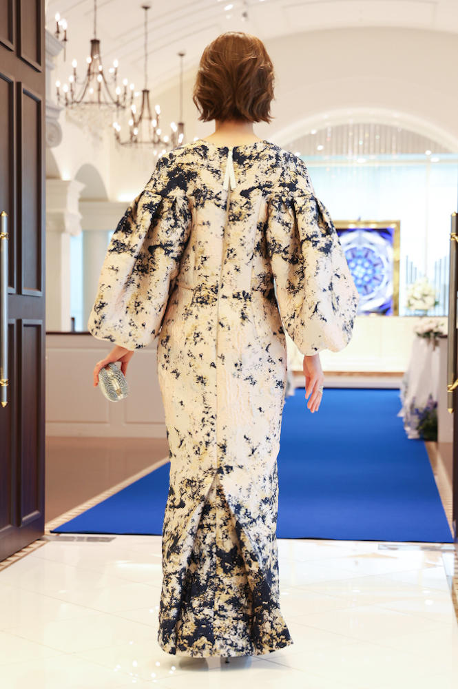 新郎母ドレス　新婦母ドレス　マザードレス　ママドレス マザーズドレス　結婚式母ドレス　母親ドレス　ヘアスタイル　ヘアアレンジ　ヘアセット