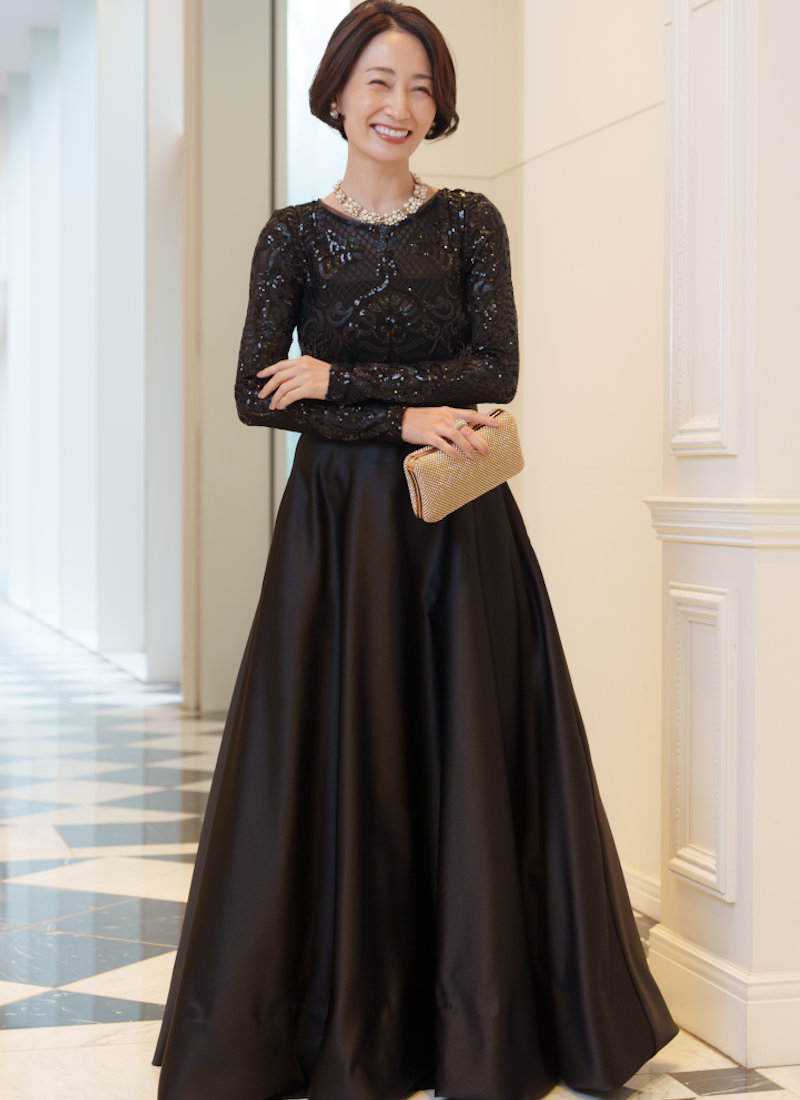 新郎母ドレス　新婦母ドレス　マザードレス　ママドレス マザーズドレス　結婚式母ドレス　母親ドレス　ヘアスタイル　ヘアアレンジ　ヘアセット