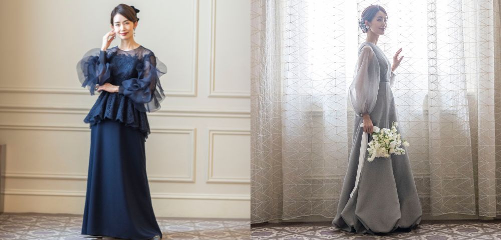 新郎母ドレス 新婦母ドレス マザードレス ママドレス マザーズドレス 結婚式母ドレス 母親ドレス ヘアスタイル ヘアアレンジ ヘアセット
