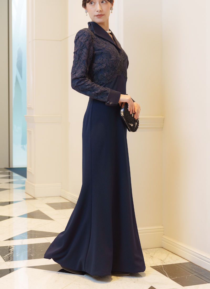 新郎母ドレス　新婦母ドレス　マザードレス　ママドレス マザーズドレス　結婚式母ドレス　母親ドレス　ヘアスタイル　ヘアアレンジ　ヘアセット