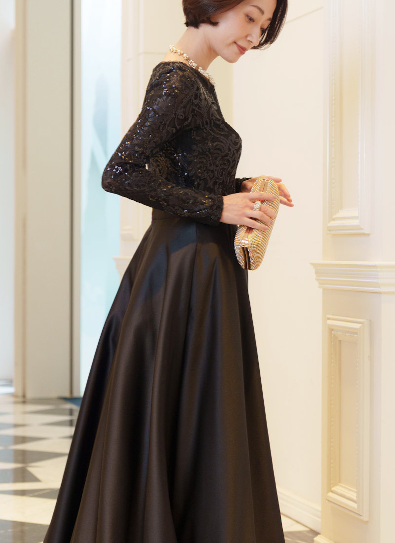 新郎母ドレス　新婦母ドレス　マザードレス　ママドレス マザーズドレス　結婚式母ドレス　母親ドレス　ヘアスタイル　ヘアアレンジ　ヘアセット