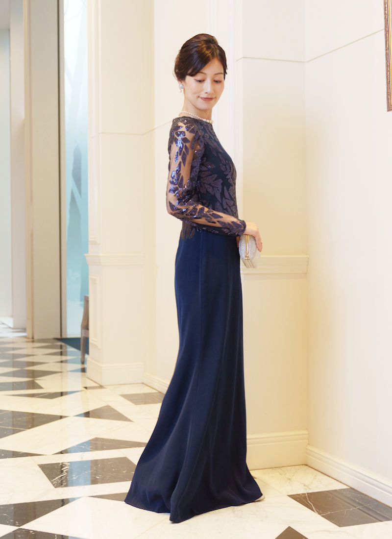 新郎母ドレス　新婦母ドレス　マザードレス　ママドレス マザーズドレス　結婚式母ドレス　母親ドレス　ヘアスタイル　ヘアアレンジ　ヘアセット