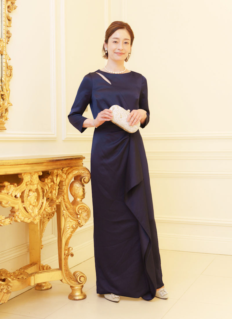新郎母ドレス　新婦母ドレス　マザードレス　ママドレス マザーズドレス　結婚式母ドレス　母親ドレス　ヘアスタイル　ヘアアレンジ　ヘアセット