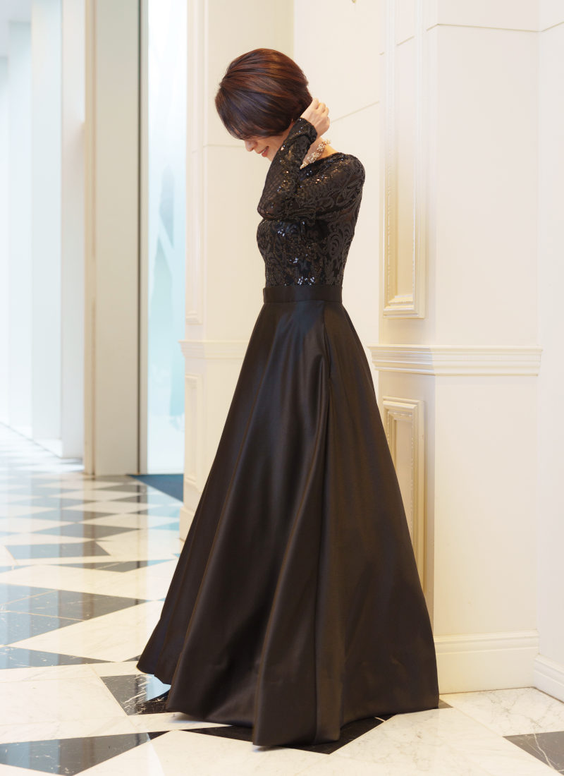 新郎母ドレス　新婦母ドレス　マザードレス　ママドレス マザーズドレス　結婚式母ドレス　母親ドレス　ヘアスタイル　ヘアアレンジ　ヘアセット