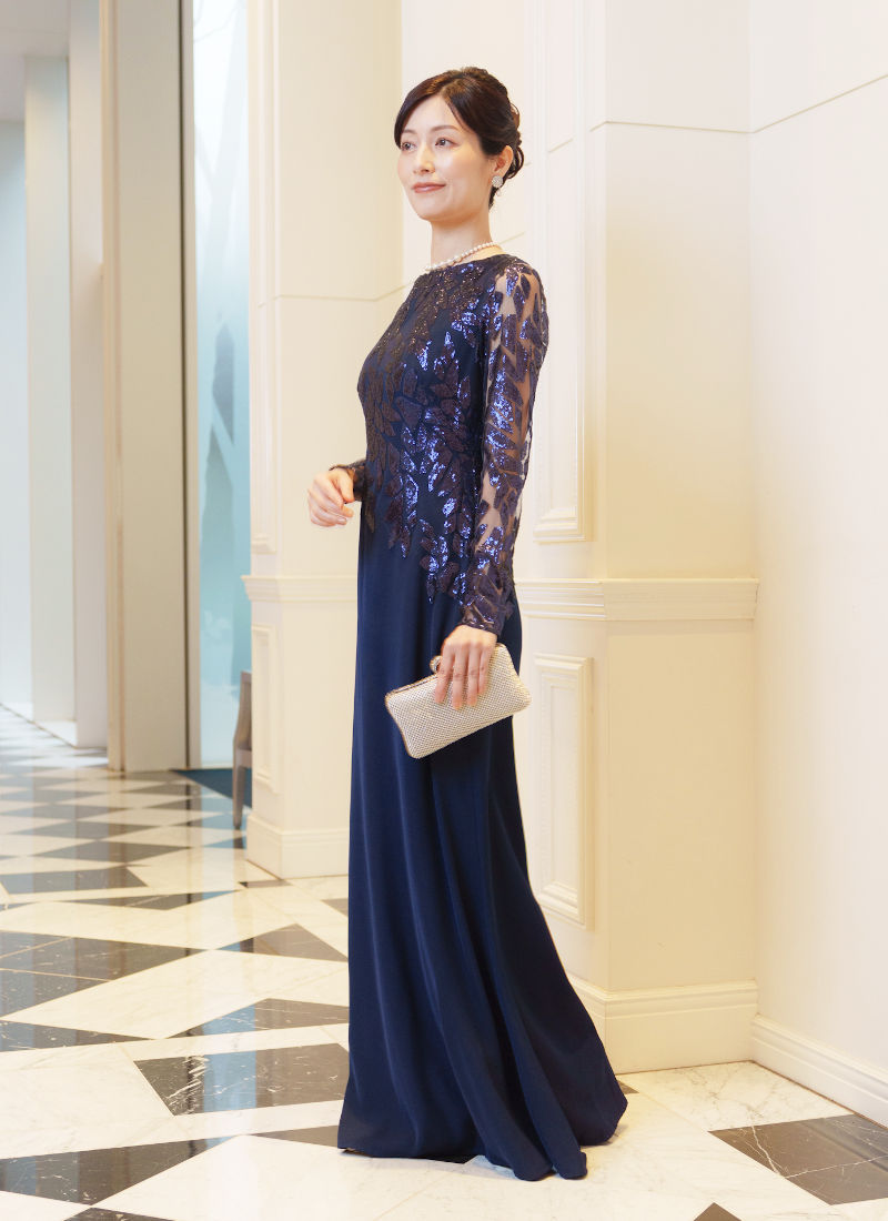 新郎母ドレス　新婦母ドレス　マザードレス　ママドレス マザーズドレス　結婚式母ドレス　母親ドレス　ヘアスタイル　ヘアアレンジ　ヘアセット