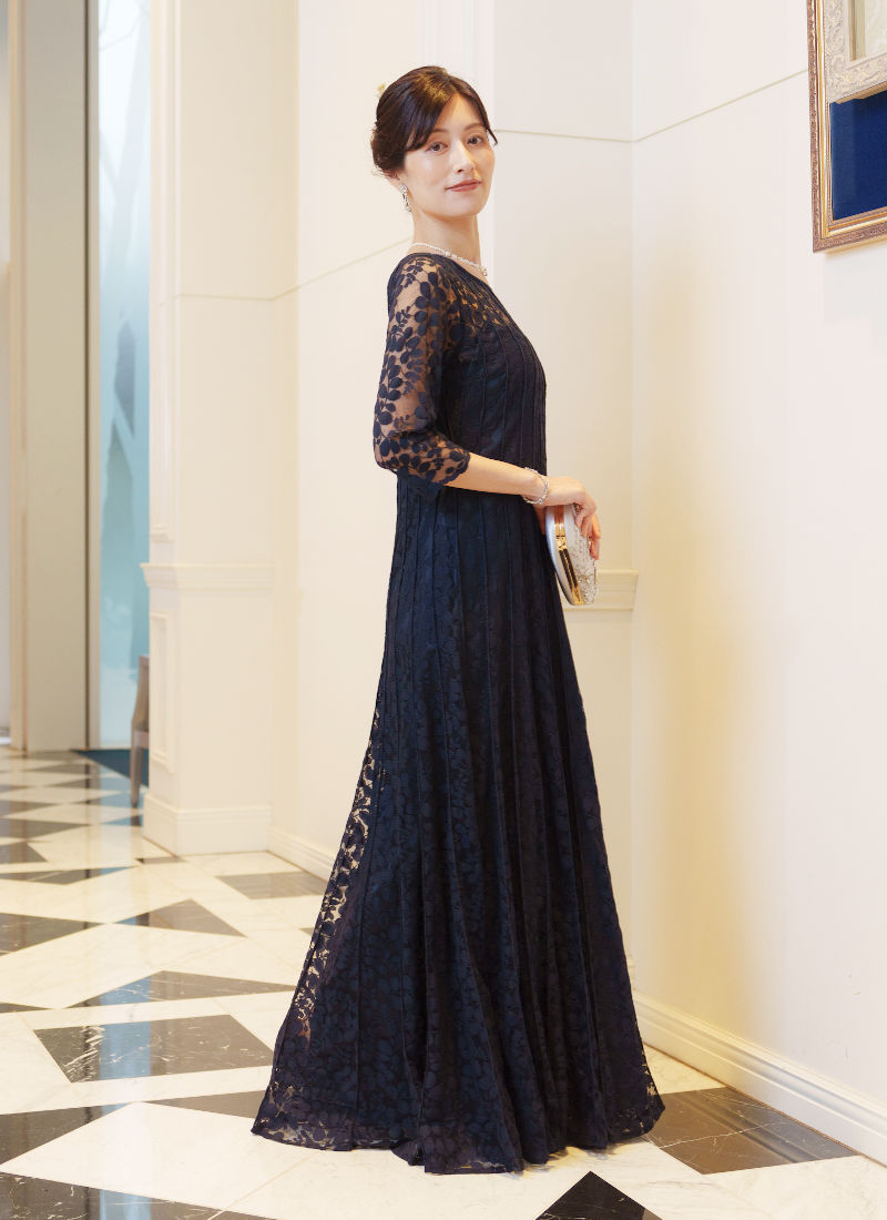 新郎母ドレス　新婦母ドレス　マザードレス　ママドレス マザーズドレス　結婚式母ドレス　母親ドレス　ヘアスタイル　ヘアアレンジ　ヘアセット