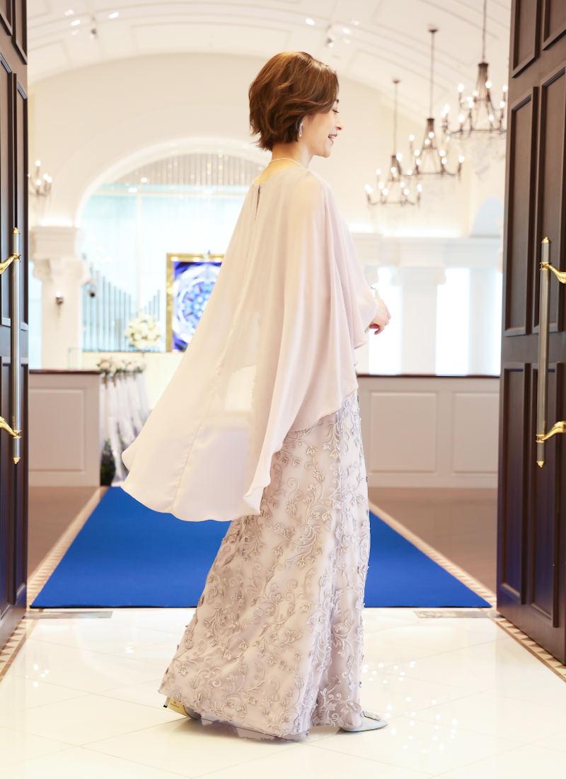 新郎母ドレス　新婦母ドレス　マザードレス　ママドレス マザーズドレス　結婚式母ドレス　母親ドレス　ヘアスタイル　ヘアアレンジ　ヘアセット