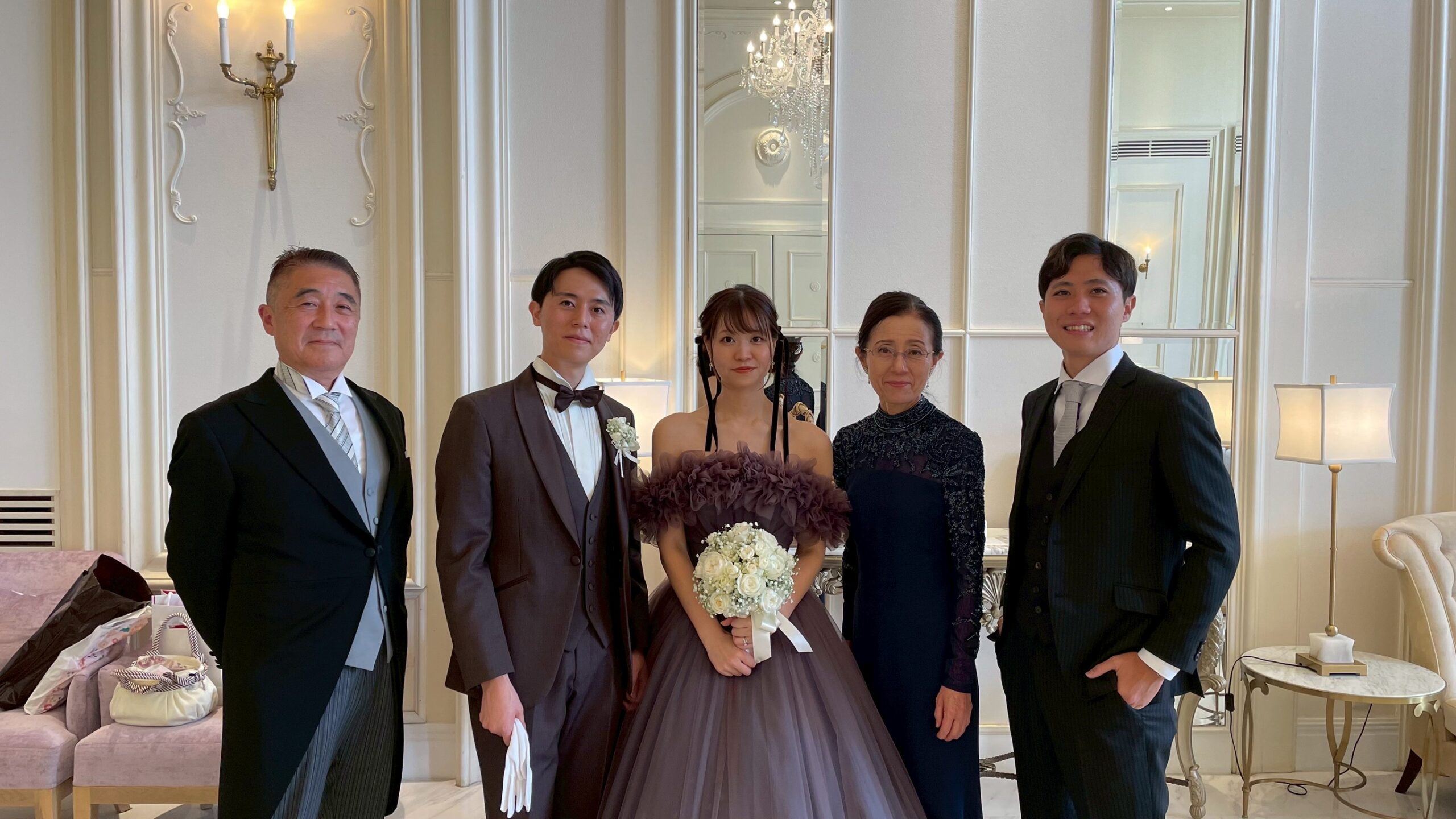 新郎ママの美しきイメージチェンジ✨ハイネックスレンダーDressUp